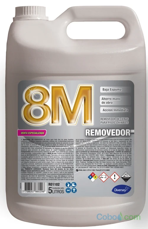 8M REMOVEDOR DE CERAS DIVERSEY