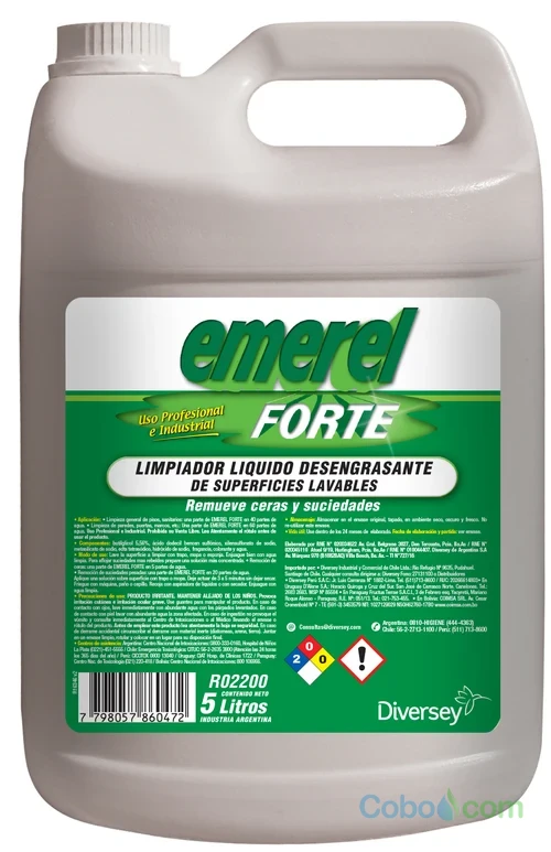 EMEREL FORTE  DESENGRASANTE  ALTA DISOLUCION DIVERSEY