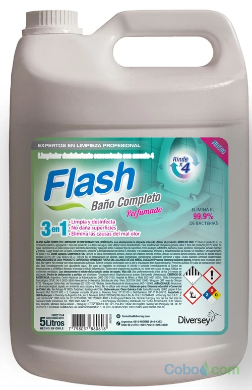 FLASH BAÃ‘OS DESINFECTANTE  DIVERSEY
