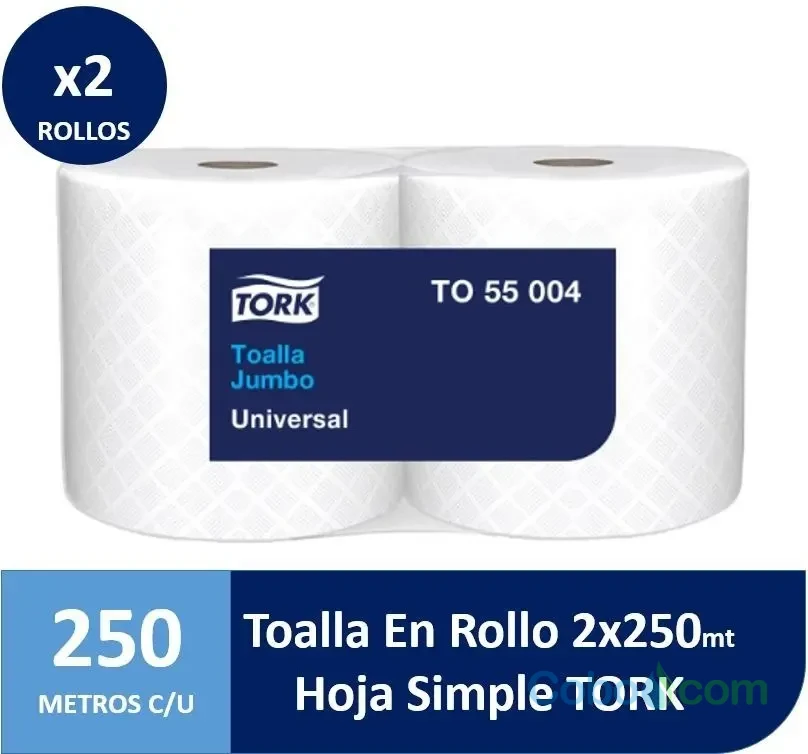 Toalla Jumbo TORK Advance (2x250 mts)