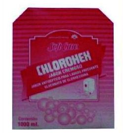 SOFT CARE CHLOROHEX JABON CREMOSO (caja  6 sachet  x 1000 ml)